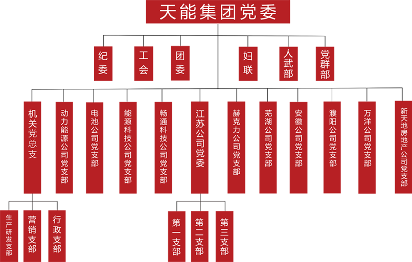 热博rb88·(中国)集团建团党委组织架构